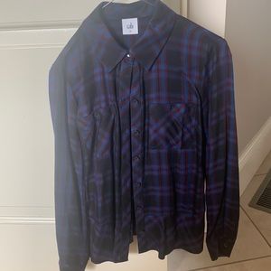 Cabi xs checked shirt long sleeve